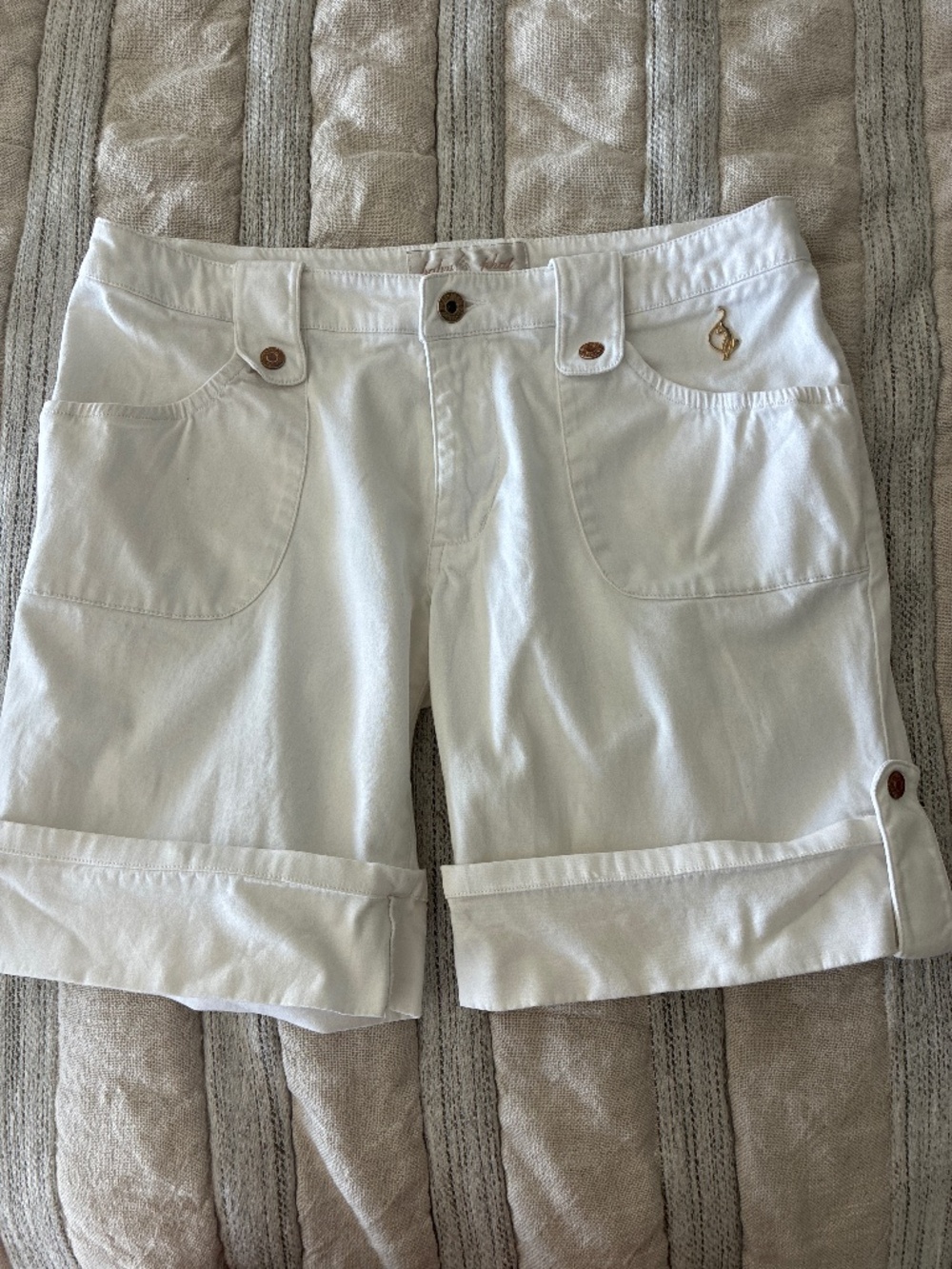 White Baby Phat shorts